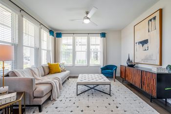 52” Ceiling fans in all living rooms and central bedroom
